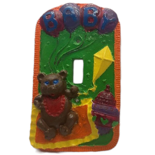Baby Bear Light Switch Plate