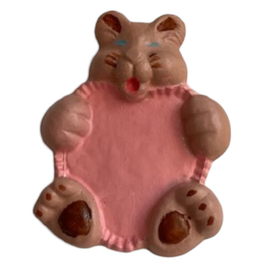 Bear Holding Heart Plaque