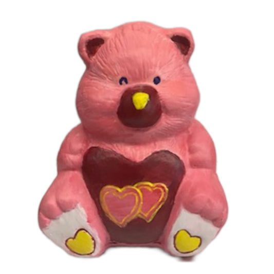 Double Heart Bear Statue