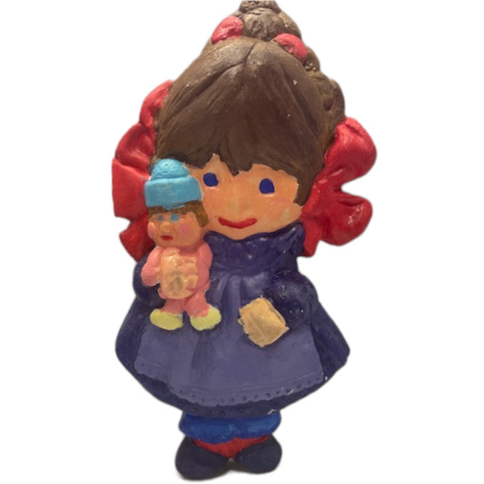 Girl with Doll Plaque
