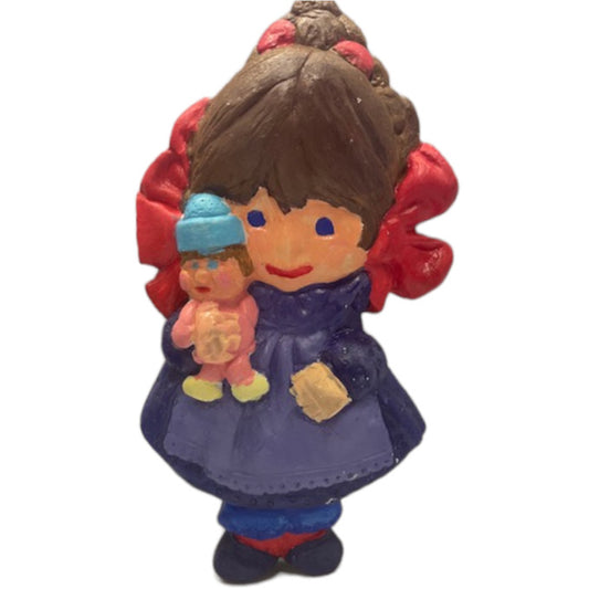 Girl with Doll Plaque