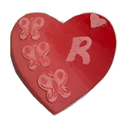 Heart with Butterflies Plaque