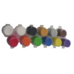Basic & Metallic Colors 12 Pot Set