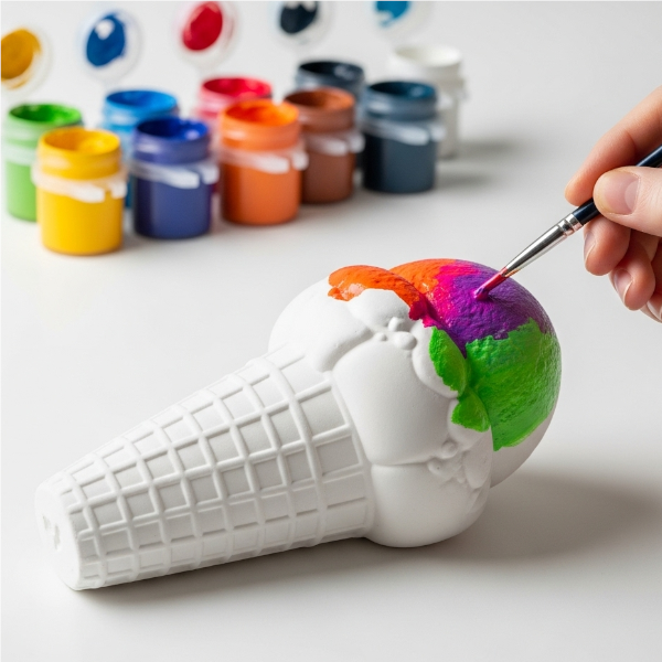Plaster Mold Painting